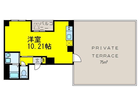 ヴィラペントハウス堺東の物件間取画像